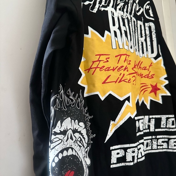 Black Graphic Men's Shirt - Picture 3 of 4